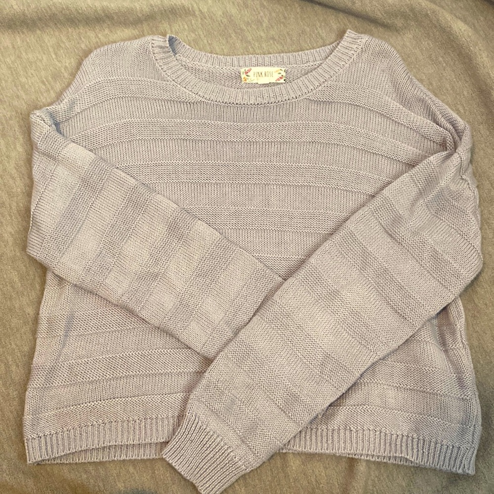 Blue sweater